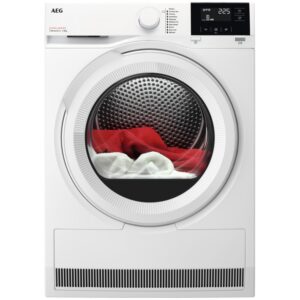 Uscator de rufe AEG TR718L2E, Pompa de caldura, 8 Kg, Clasa A++, SensiDry, Motor asincron, Alb