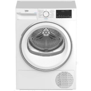 Uscator de rufe Beko B3T41242, 7 kg, Clasa A+++, Pompa de caldura Eco Gentle, Aquawave, Optisense, Alb