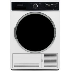 Uscator de rufe Heinner HCD-V704B, Condensare, 7 kg, Display LED, Lumina cuva, Anti-sifonare, Clasa B, Alb