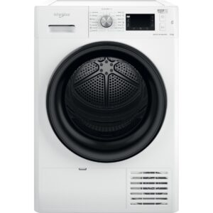 Uscator de rufe Whirlpool FFTD8X3BEE, Pompa de caldura, 8 kg, Clasa A+++, Motor Inverter, Freshcare+, Tehnologia al 6-lea Simt, Control touch, Alb