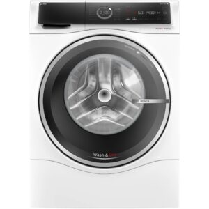 Masina de spalat rufe cu uscator Bosch Seria 8 WNC254A0BY, Spalare 10 kg, Uscare 6 kg, 1400 rpm, Clasa A, i-DOS, Iron Assist, Home Connect, Anti Stain, Auto Dry, Motor...