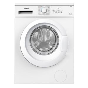 Masina de spalat rufe Samus WSL-5081, 5 kg, Slim, Clasa energetica D, 800 rotatii, 23 programe, Afisaj cu led, Blocare acces copii, Pornire intarziata, Curatare tambur, Alb