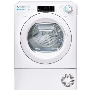 Uscator de rufe Candy Smart Pro CSOE H7A2TE-S, Pompa de caldura, 7 kg, Clasa A++, WiFi, Easy case, Senzor uscare, Antisifonare, Alb