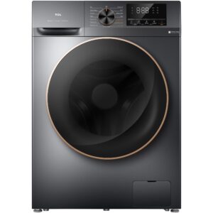 Masina de spalat rufe cu uscator TCL CP1012SA0, 10 kg Spalare / 6 kg Uscare, 1200 RPM, Clasa A, Motor Direct Drive, Display LED, Steam Wash, Drum Clean, Honeycomb Drum, Gri Inchis