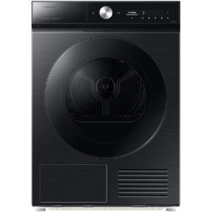 Uscator de rufe Samsung Bespoke DV90BB9545GBS7, Pompa de caldura, 9 kg, Clasa A+++, QuickDrive, AI Control, SmartThings WiFi, AI Dry, Negru