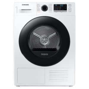 Uscator de rufe Samsung DV80TA220AE/LE, Pompa de caldura, 8 kg, Clasa A+++, Functie de uscare optima, Alb