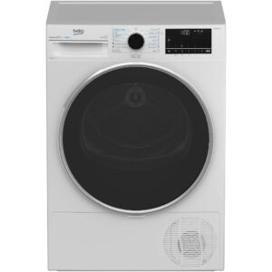 Uscator de rufe Beko B5T68247, Pompa de caldura, 8 kg, 15 programe, Clasa A+++, RapiDry, RecycledDry, SteamCure, Motor ProSmart Inverter, AquaWave, OptiSense, GentleCare, Alb