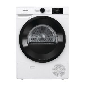 Uscator de rufe Gorenje DNE82/GN, TwinAir, clasa A++, 800W, 8 Kg, Pompa de caldura, Antisifonare, Alb