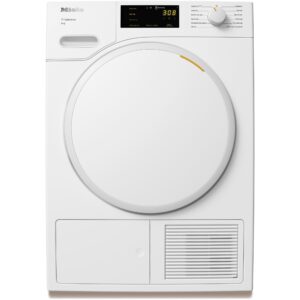 Uscator de rufe Miele TSC 223 WP, Pompa de caldura, 8 kg, Clasa A++, FragranceDos, PerfectDry, Softcare drum, Alb