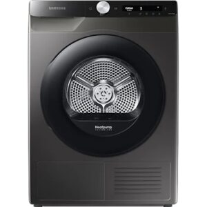 Uscator de rufe Samsung DV80T5220AX/S7, Pompa de caldura, 8 kg, Clasa A+++, AI Control, Quick Dry, Optimal Dry, WiFi, Inox