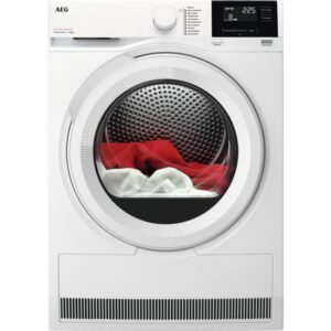 Uscator de rufe AEG Serie 7000 TR7T850EX, pompa de caldura, clasa energetica A++, 8 kg, ECO Lavatherm, alb