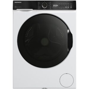 Masina de spalat rufe DWD-XV1021 Daewoo, 10 kg, motor inverter, 1400 rpm, clasa A, 62 l capacitate, functie Wi-fi, design: Panou T2 negru + usa XXL neagra, culoare Alb