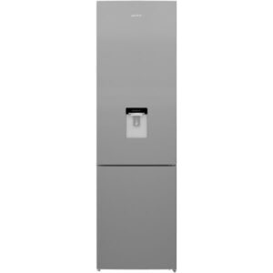 Combina frigorifica Arctic AK60406M40DS, 386 l, Clasa E, Water Dispenser, Garden Fresh, Safety Glass, XXL BOTTLE, H 202,5 cm, Argintiu