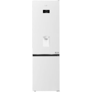 Combina frigorifica Beko B3RCNA404HDW, 355 l, No Frost, Clasa E, HarvestFresh, Slim tank water dispenser, AeroFlow, H 203.5 cm, Alb