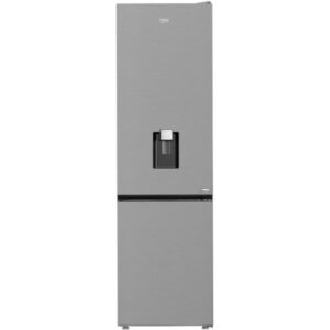 Combina frigorifica Beko B3RCNA404HDXB, 355 l, No Frost, Clasa E, HarvestFresh, Dispenser apa, AeroFlow, H 203.5 cm, Argintiu