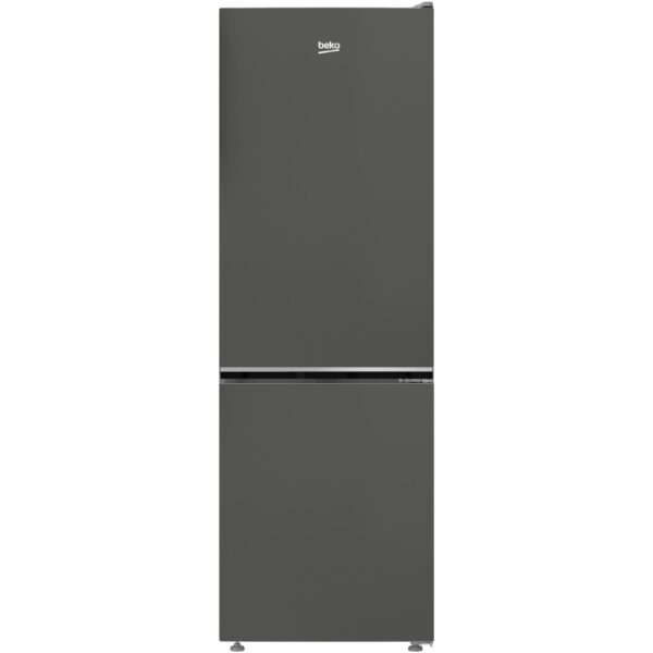 Combina frigorifica Beko B5RCNA345HG, 301 l, No Frost, Clasa D, Compresor ProSmart Inverter, AeroFlow, HarvestFresh, Iluminare LED, Avertizare luminoasa, H 179.6 cm, Gri