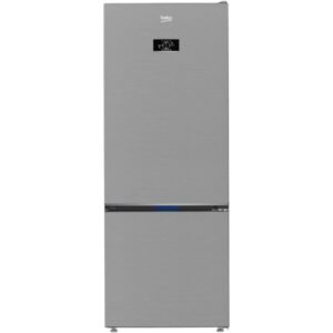 Combina frigorifica Beko B5RCNE535ZXB, 475 l, No Frost, AeroFlow, Everfresh+, HarvestFresh, XXL Bottle holder, Clasa D, H 187 cm, Inox