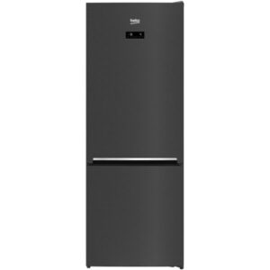 Combina frigorifica Beko RCNE560E40ZXBRN, HarvestFresh, NeoFrost Dual Cooling, 501 L, Suport sticle, Clasa E, H 192 cm, Dark Inox