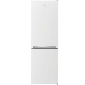 Combina frigorifica Beko RCSA366K40WN, 343 l, Usi reversibile, Iluminare LED, Termostat reglabil, Clasa E, H 185.3 cm, Alb