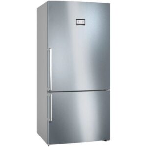 Combina frigorifica Bosch KGN86AIDR, 631 l, NoFrost, PerfectFit, Touch control, Super freeze, VitaFresh, Iluminare LED, Clasa D, H 186 cm, Inox Antiamprenta