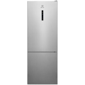 Combina frigorifica Electrolux LNT6ME46X3, 481 l, MultiFlow, Afisaj LCD, Usi reversibile, Indicator temperatura ridicata, Iluminare LED, Clasa E, H 192 cm, Inox antiamprenta