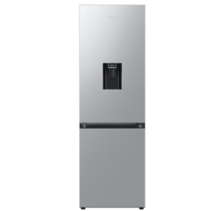 Combina frigorifica Samsung RB34C632ESA/EF, 341 l, Total No Frost, All-Around Cooling, Compresor Digital Inverter, Dozator apa, WiFi, Clasa E, H 185 cm, Inox